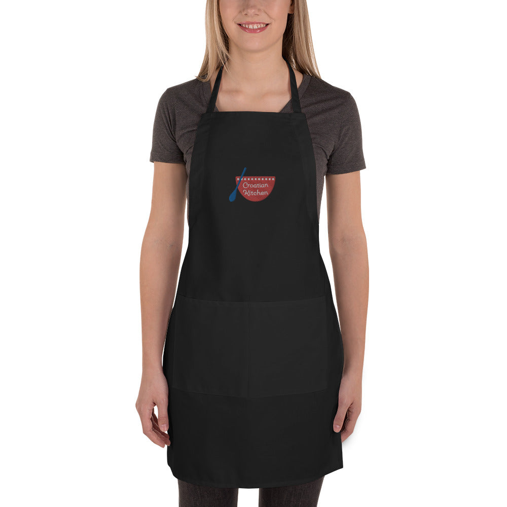 Croatian Kitchen Embroidered Apron