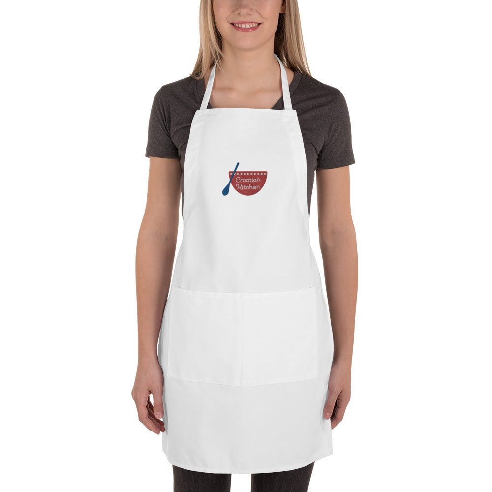 Croatian Kitchen Embroidered Apron