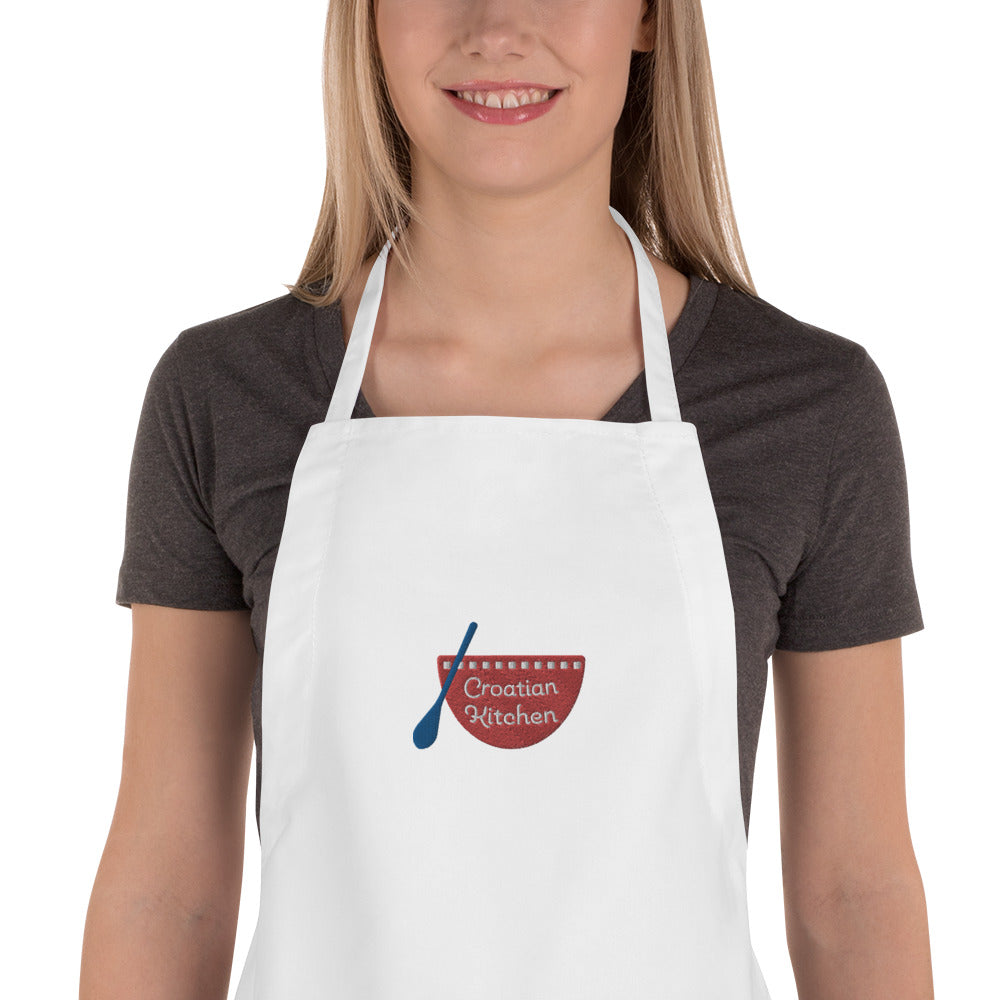 Croatian Kitchen Embroidered Apron